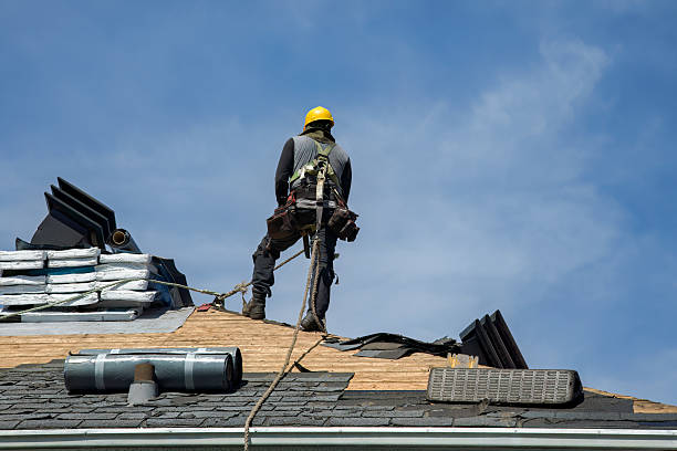 Professional Flat Roof Repair technician working in Morrow, GA